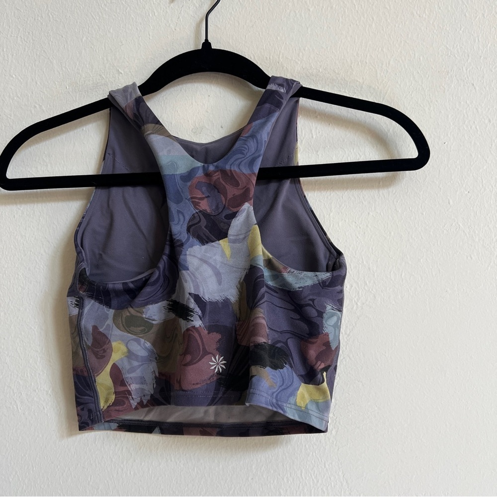 Athleta Conscious Crop Bra in Vivid Stroke Purple - Picture 4 of 4